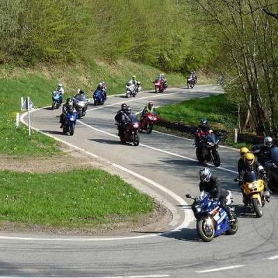 Balade à moto dans les Cévennes
