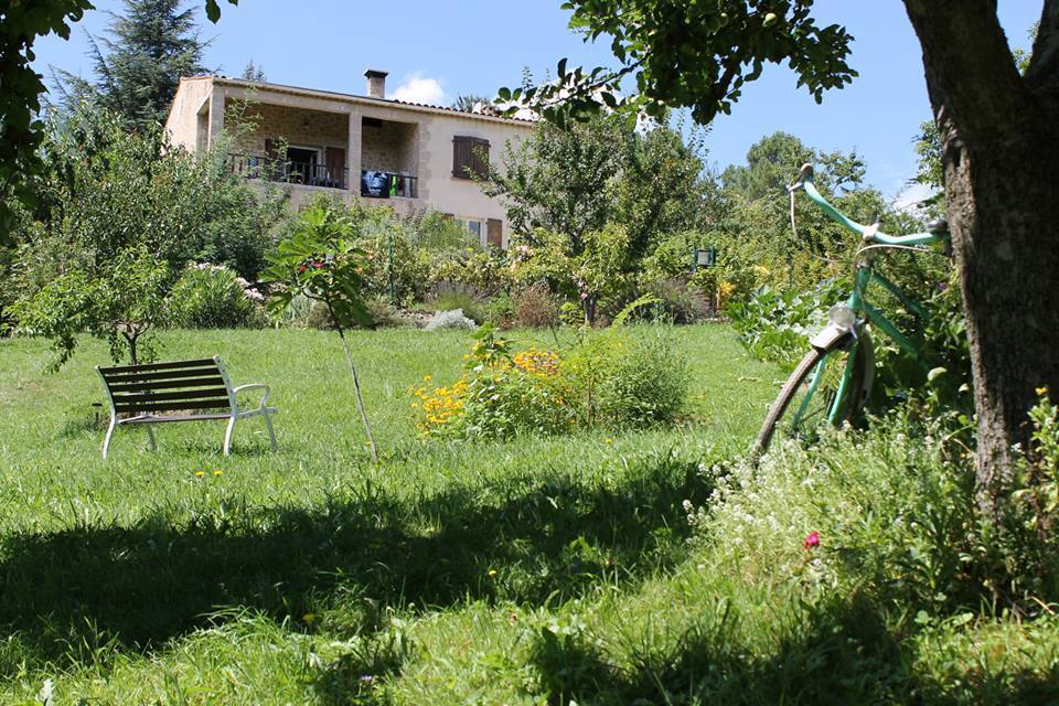 Vue du bas de la propriété