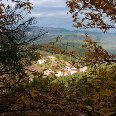 Vue sur le lieu-dit depuis la montagne